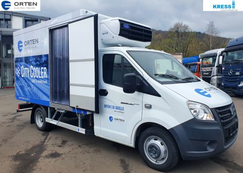 CoolerBox2.0 auf Gazelle-Fahrgestell von Orten Electric Trucks